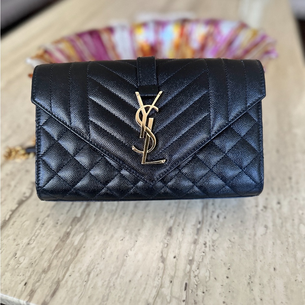 Saint Laurent envelope small chain bag